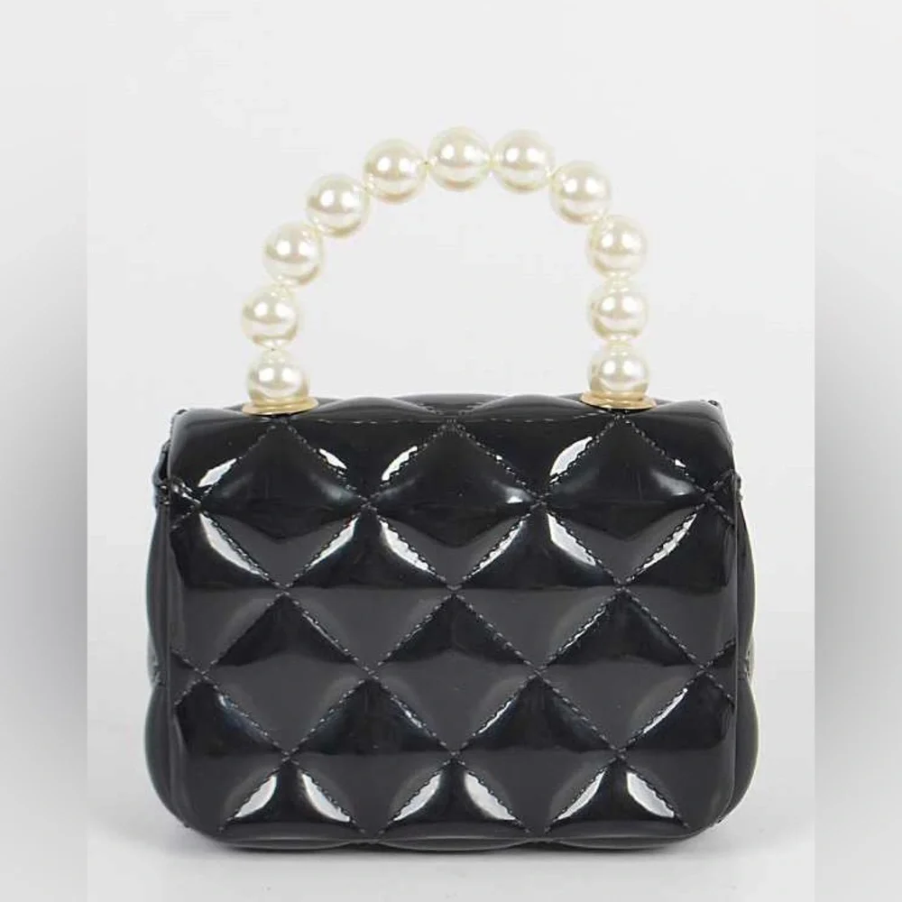 Pearl Handle Mini Jelly Swing Bag